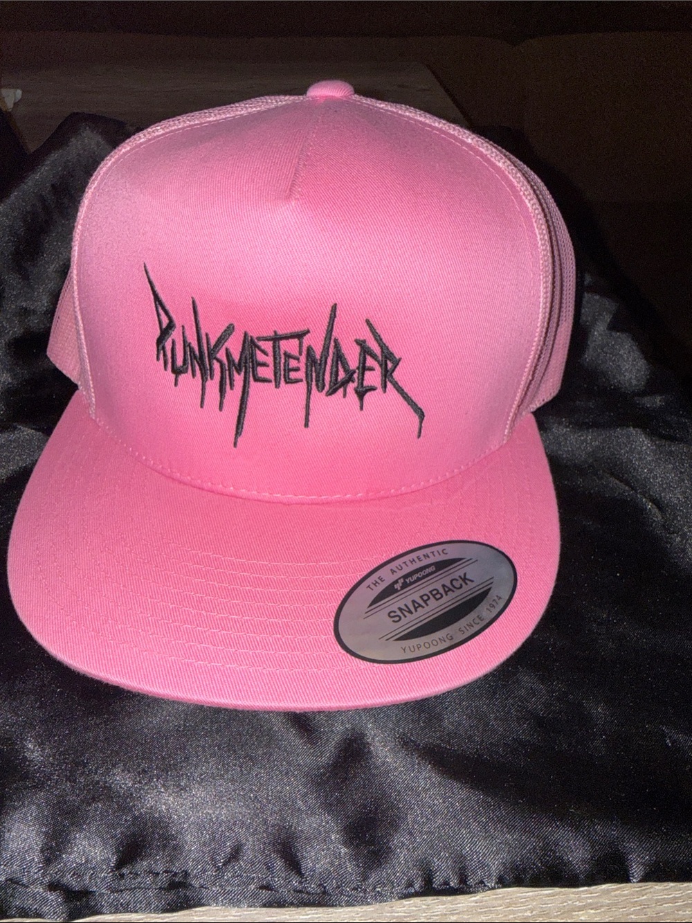 Unisex Pink Snapback Hat